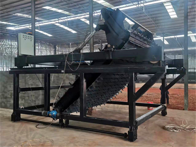 加工牛糞有機(jī)肥鏈板翻拋機(jī)